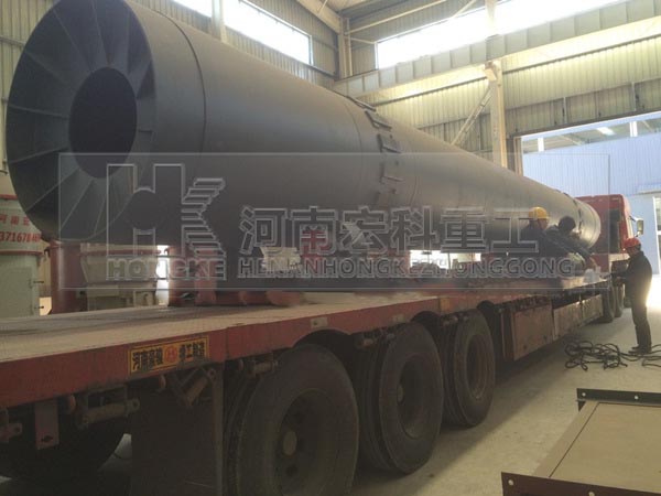 高嶺土回轉窯發貨圖片